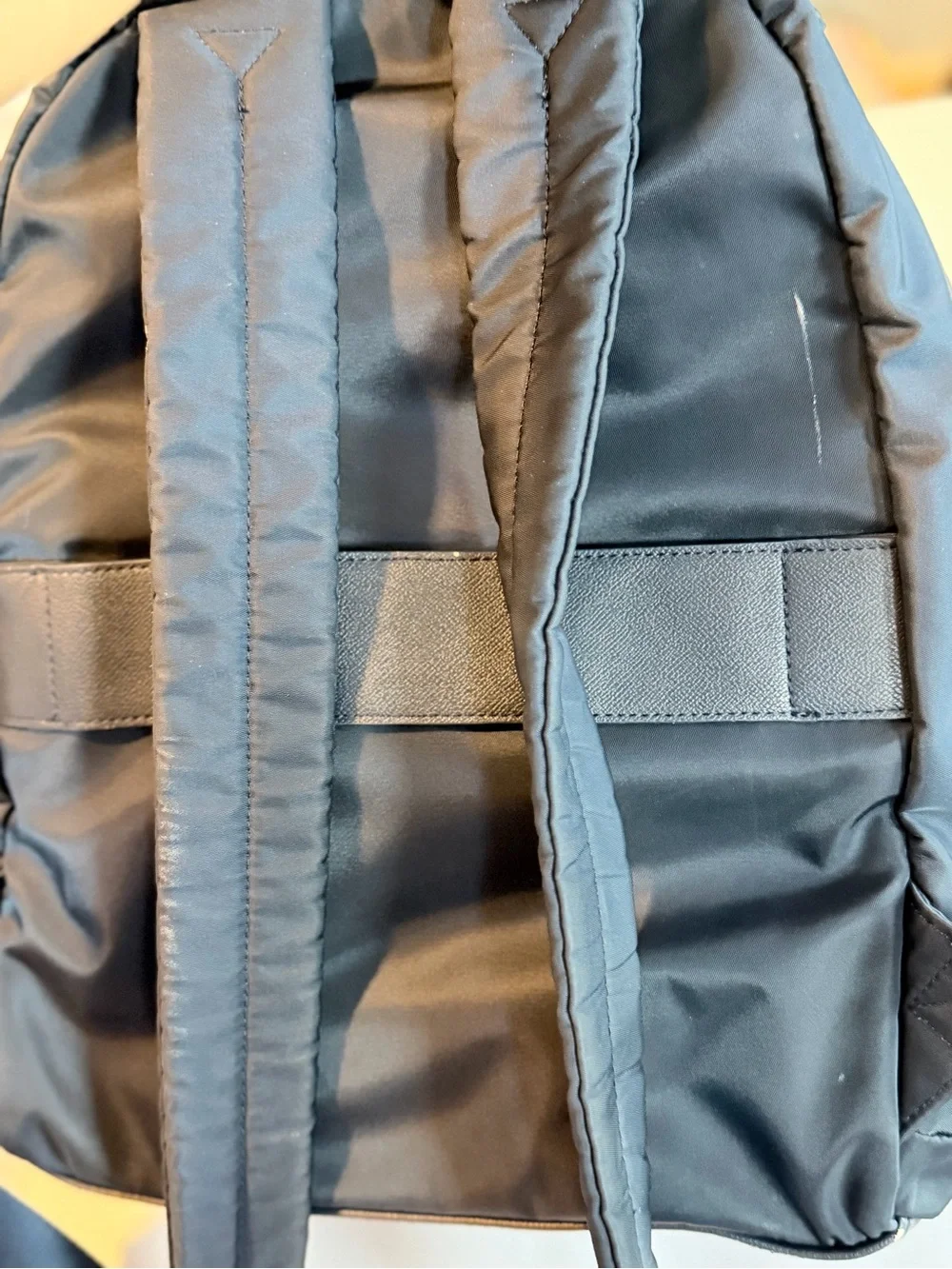 Samsonite Dark Navy Karissa Biz  Backpack 14.1” . Nylon w Gold Hardware Accents